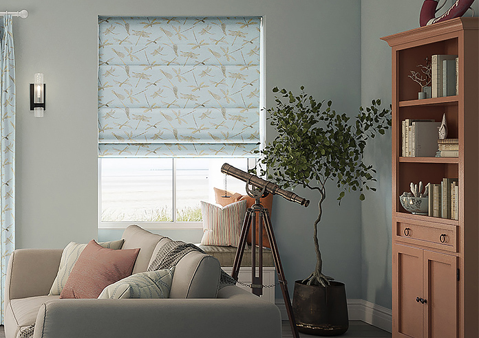 Dragonflies, Ripple - Twist&Fit Roman Blind - Image 3